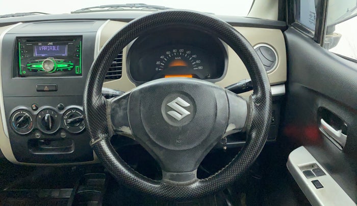 2015 Maruti Wagon R 1.0 LXI CNG, CNG, Manual, 85,038 km, Steering Wheel Close Up