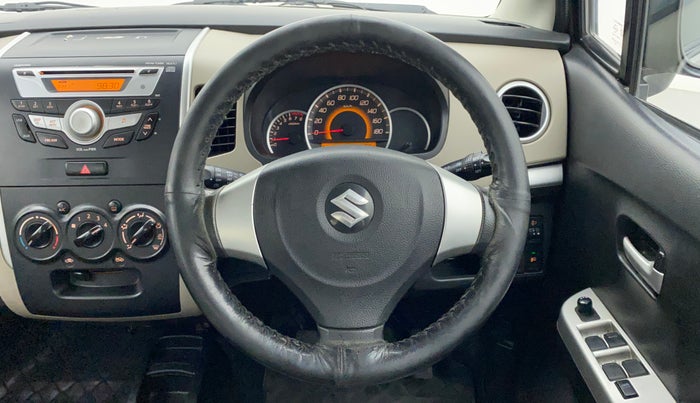 2016 Maruti Wagon R 1.0 VXI OPT, Petrol, Manual, 52,356 km, Steering Wheel Close Up