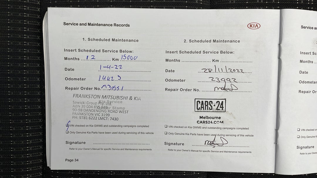 2020 Kia Stonic Sport, Automatic, 23993 km, Service History