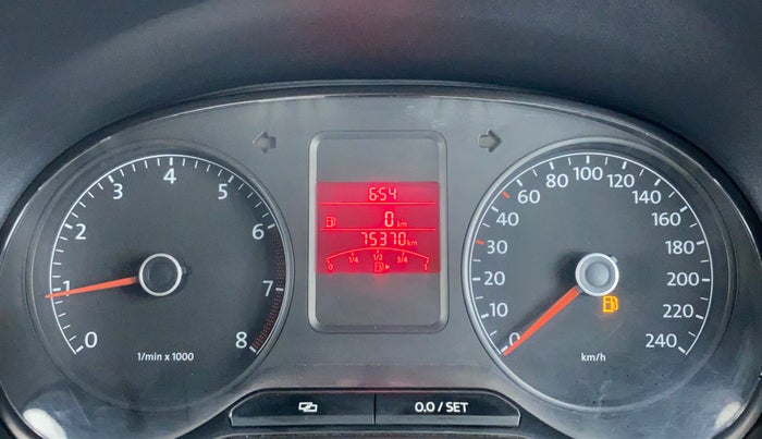 2014 Volkswagen Polo HIGHLINE1.2L PETROL, Petrol, Manual, 75,289 km, Odometer Image