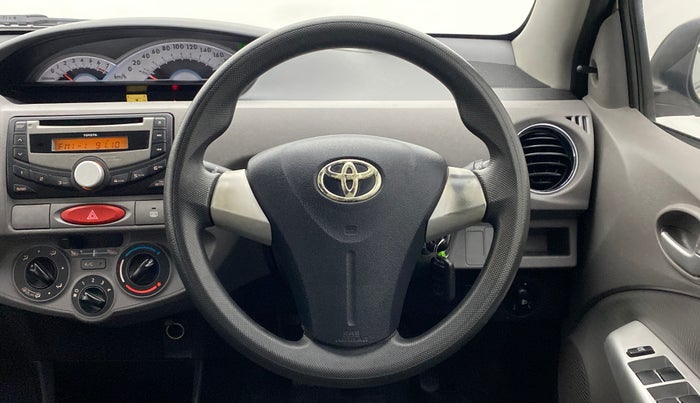 2011 Toyota Etios V, Petrol, Manual, 45,602 km, Steering Wheel Close Up