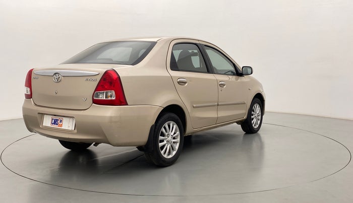 2011 Toyota Etios V, Petrol, Manual, 45,602 km, Right Back Diagonal