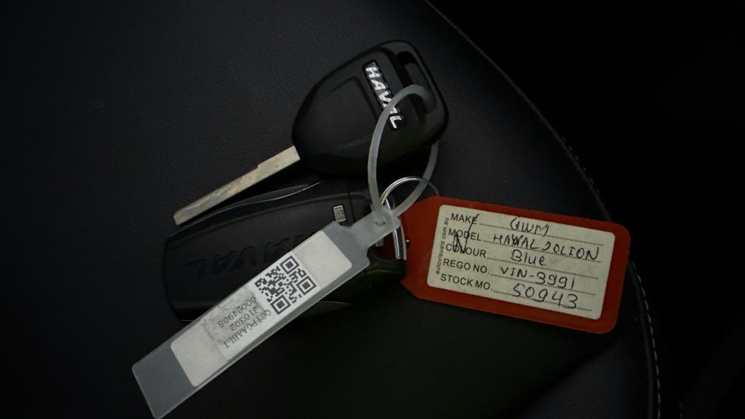 2021 GWM Haval Jolion Lux, Automatic, 47639 km, Key Close-up