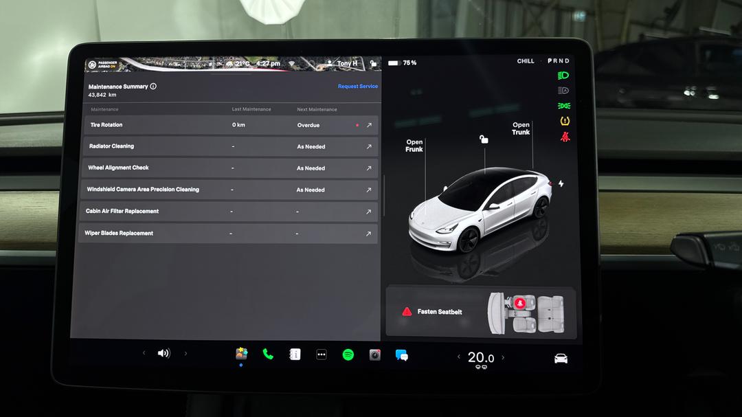 2022 Tesla Model 3 Rear-wheel Drive, Automatic, 43842 km, Service History