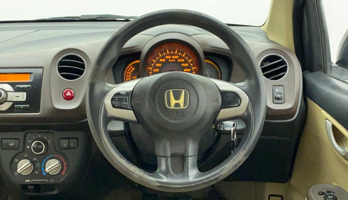 2013 Honda Amaze 1.2L I-VTEC VX, Petrol, Manual, 43,707 km, Steering Wheel Close Up