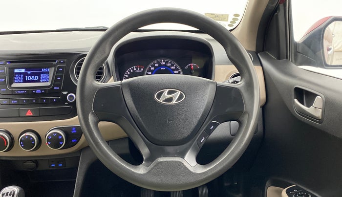 2014 Hyundai Grand i10 SPORTZ 1.2 KAPPA VTVT, Petrol, Manual, 60,509 km, Steering Wheel Close Up