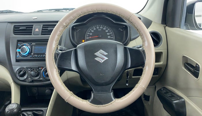 2015 Maruti Celerio LXI d, Petrol, Manual, 50,555 km, Steering Wheel Close Up