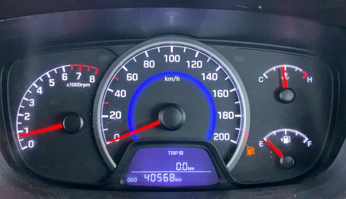 2017 Hyundai Grand i10 MAGNA 1.2 VTVT, Petrol, Manual, 40,880 km, Odometer Image