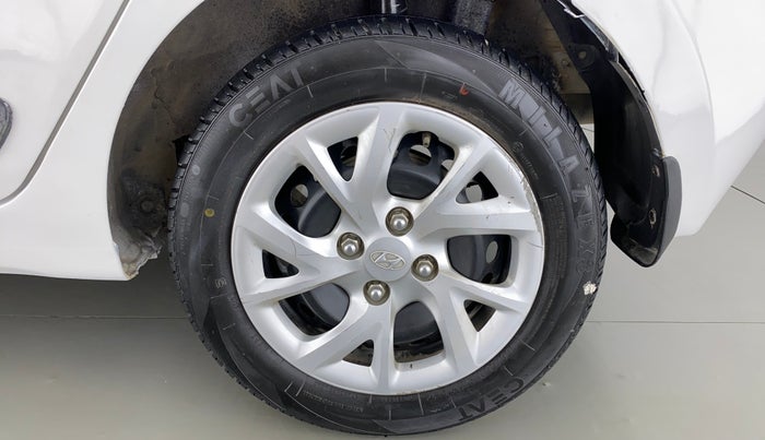 2017 Hyundai Grand i10 MAGNA 1.2 VTVT, Petrol, Manual, 40,880 km, Left Rear Wheel