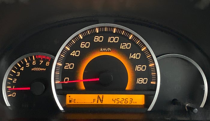 2016 Maruti Wagon R 1.0 VXI AMT, Petrol, Automatic, 45,319 km, Odometer Image