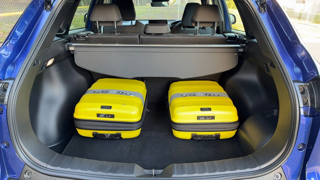 Boot Inside View with Luggage