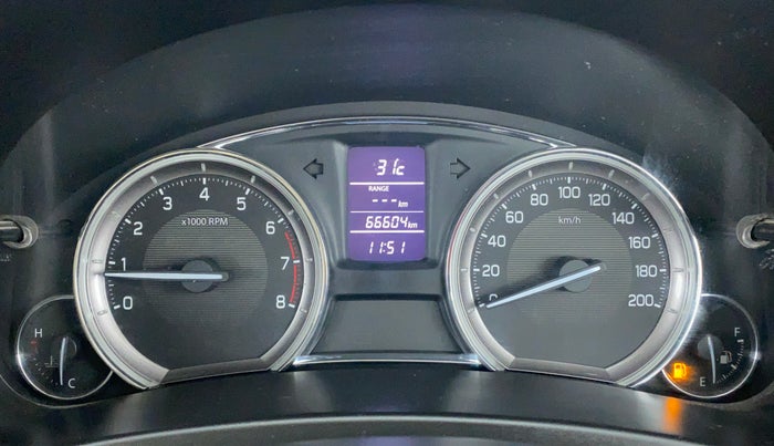 2014 Maruti Ciaz VXI, Petrol, Manual, 66,665 km, Odometer Image