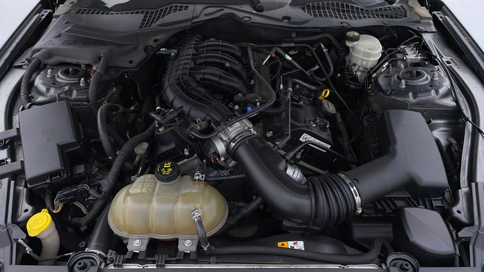 FORD MUSTANG-Engine Bonet View