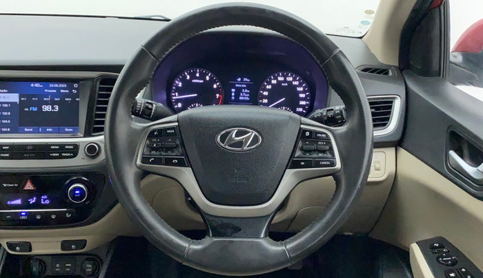 2018 Hyundai Verna 1.6 VTVT SX O, Petrol, Manual, 92,478 km, Steering Wheel Close Up