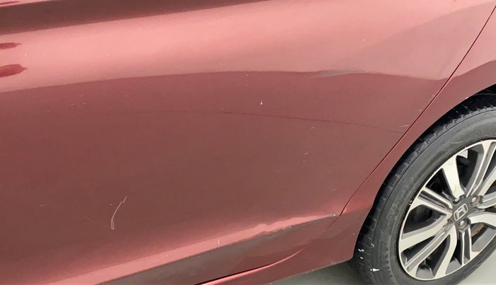 2017 Honda City V CVT, Petrol, Automatic, 43,462 km, Rear left door - Slightly dented