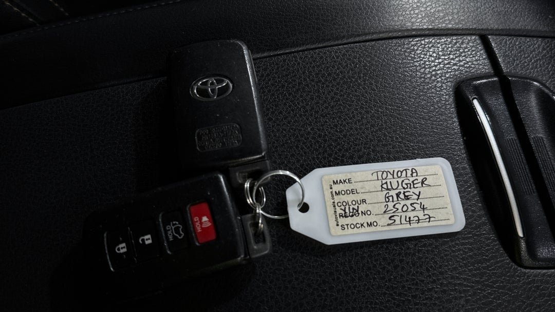 2018 Toyota Kluger Gxl (4x4), Automatic, 92363 km, Key Close-up