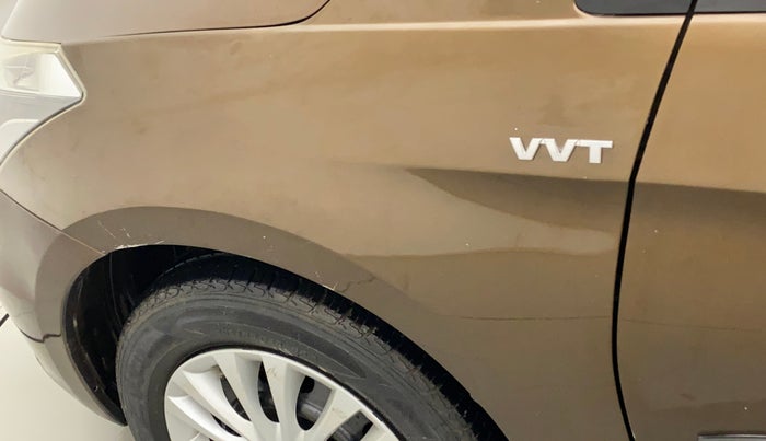 2015 Maruti Ciaz VXI+, Petrol, Manual, 49,434 km, Left fender - Slightly dented