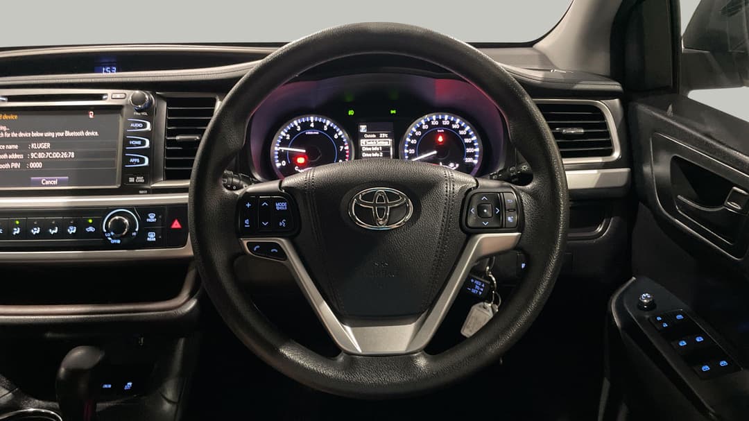 2017 Toyota Kluger Gx (4x2), Automatic, 94138 km, Steering Wheel Close-up