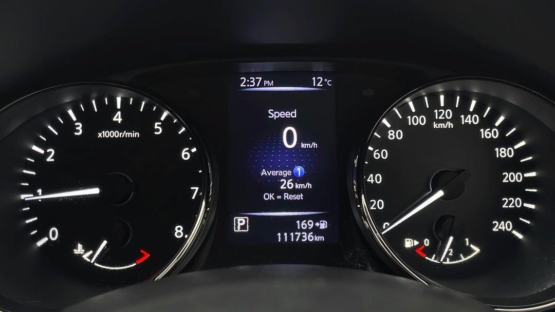2018 Nissan X-trail St (2wd), Automatic, 111736 km, Odometer View