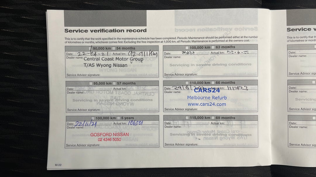 2018 Nissan X-trail St (2wd), Automatic, 111736 km, Service History