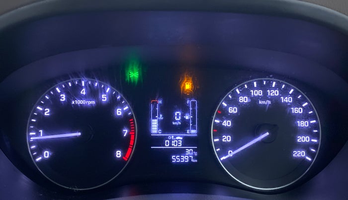 2016 Hyundai Elite i20 SPORTZ 1.2, Petrol, Manual, 55,422 km, Odometer Image