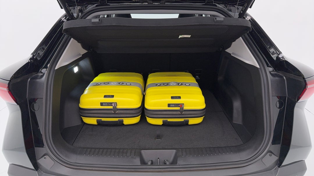 Boot Inside View with Luggage