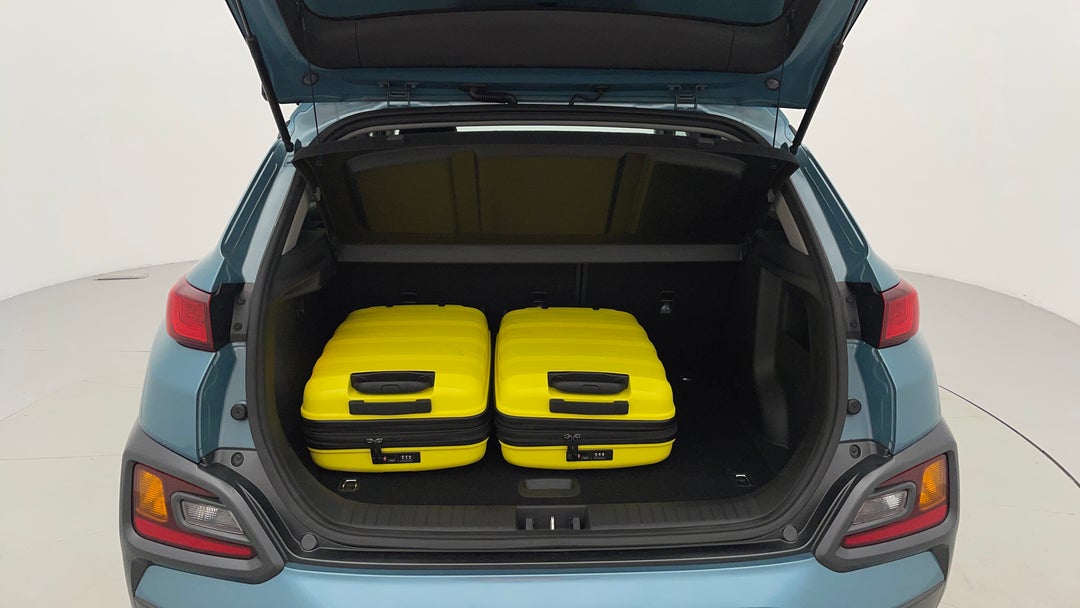 Boot Inside View with Luggage
