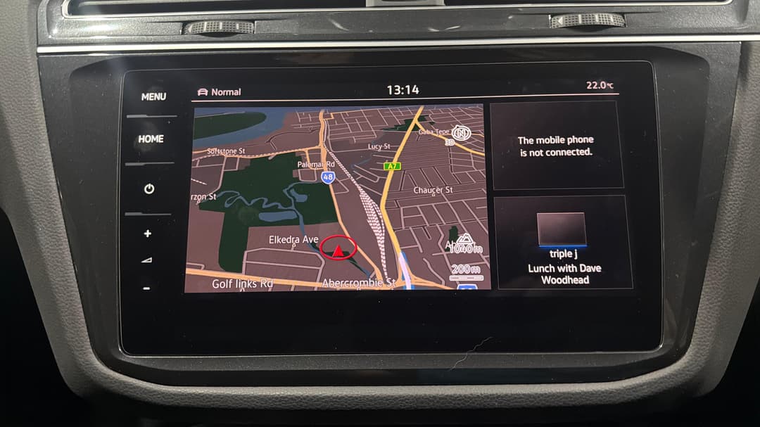 2018 Volkswagen Tiguan 162 Tsi Highline, Automatic, 52057 km, Infotainment System