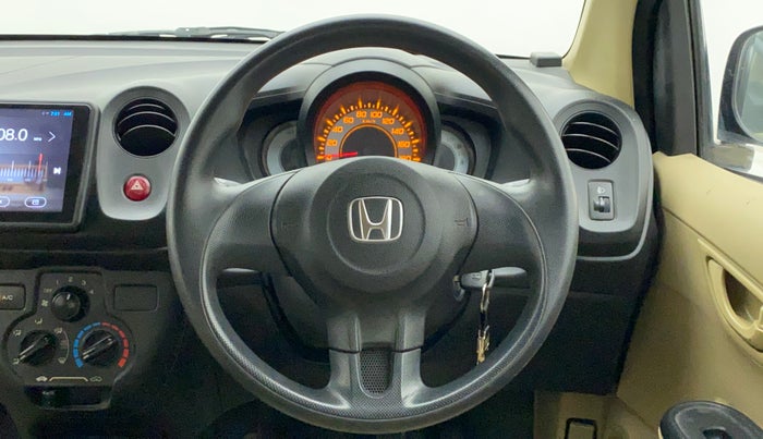 2015 Honda Brio E MT, Petrol, Manual, 41,772 km, Steering Wheel Close Up