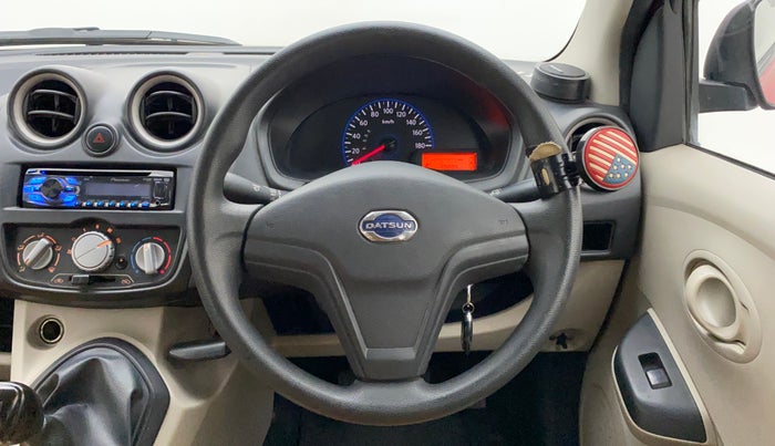 2016 Datsun Go Plus T, Petrol, Manual, 39,886 km, Steering Wheel Close Up