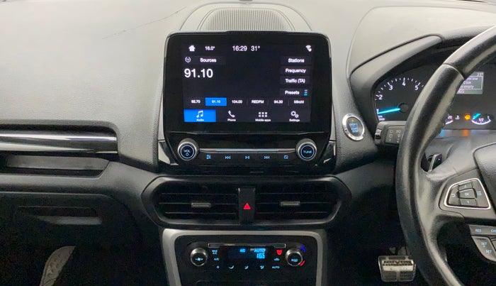 2018 Ford Ecosport TITANIUM + 1.5L PETROL AT, Petrol, Automatic, 79,962 km, Air Conditioner