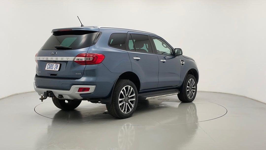 2019 Ford Everest Titanium (4wd 7 Seat), Automatic, 103083 km, Right Back Diagonal (45- Degree) View