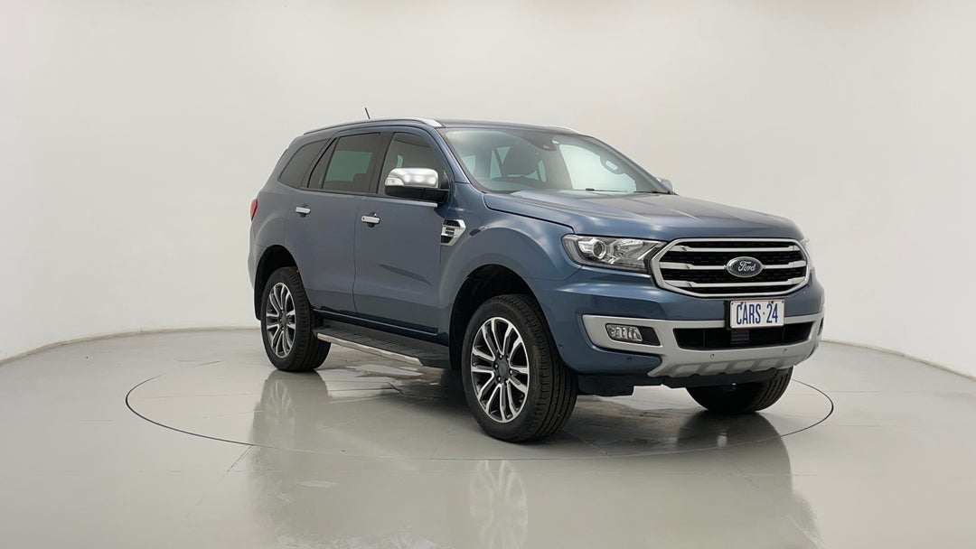 2019 Ford Everest Titanium (4wd 7 Seat), Automatic, 103083 km, Right Front Diagonal (45- Degree) View