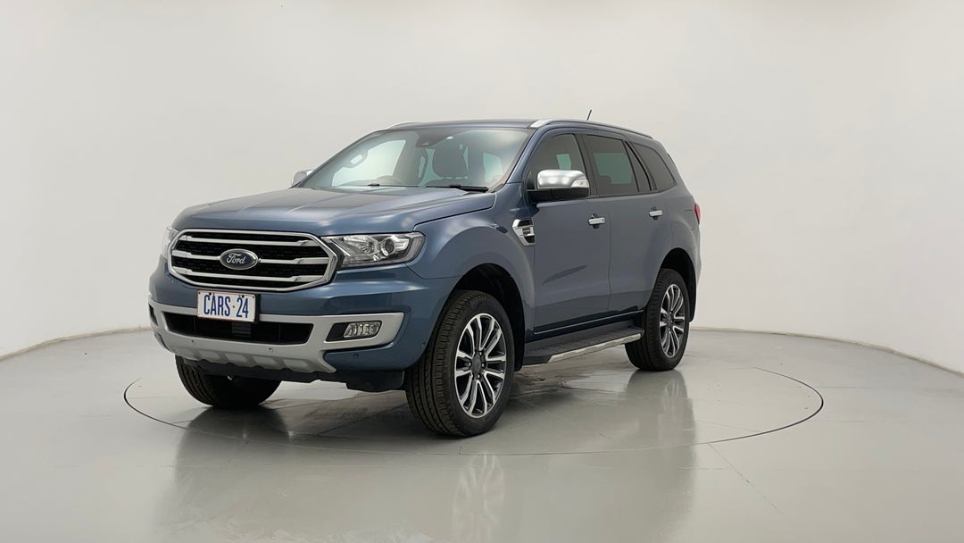 2019 Ford Everest Titanium (4wd 7 Seat), Automatic, 103083 km, Left Front Diagonal (45- Degree) View