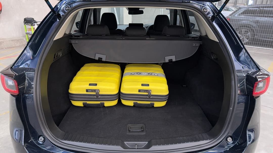 2025 Mazda CX-5 G25 Maxx Sport (FWD), Automatic, 10082 km, Boot Inside View with Luggage