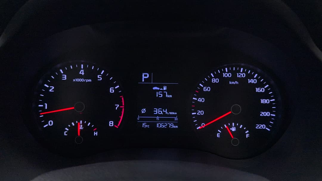 2019 Kia Rio Sport, Automatic, 106279 km, Odometer View