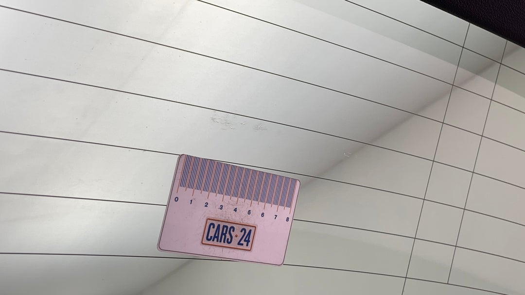 Windshield Rear Tinting scratched