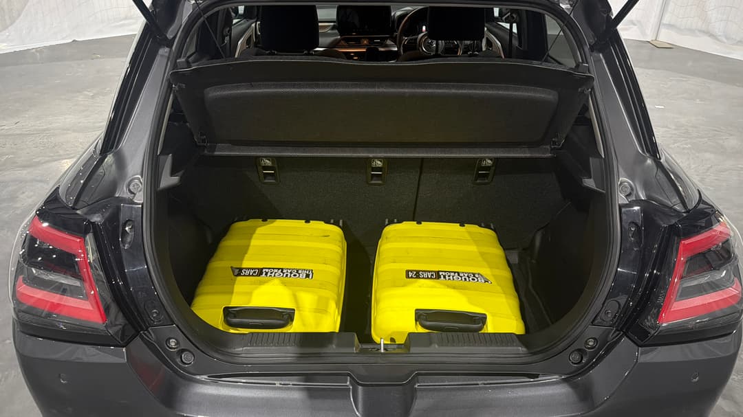 2025 Suzuki Swift Hybrid Glx, Automatic, 22390 km, Boot Inside View with Luggage