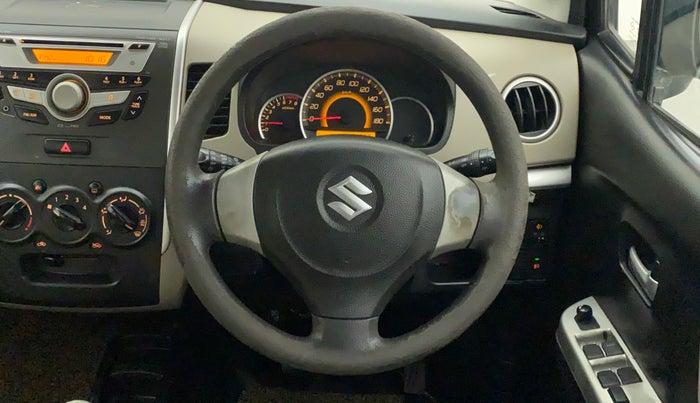 2013 Maruti Wagon R 1.0 VXI, Petrol, Manual, 84,252 km, Steering Wheel Close Up