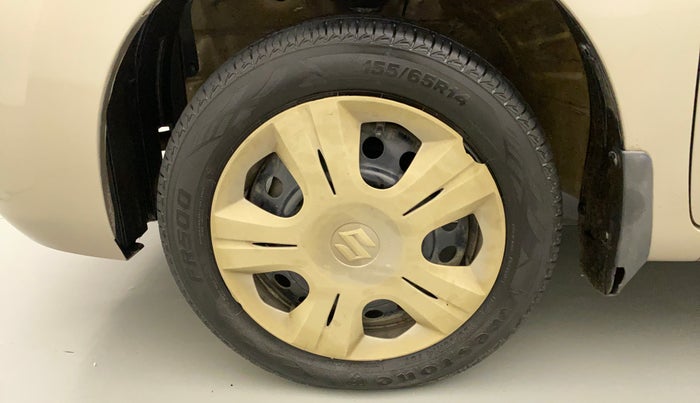 2013 Maruti Wagon R 1.0 VXI, Petrol, Manual, 84,252 km, Left Front Wheel