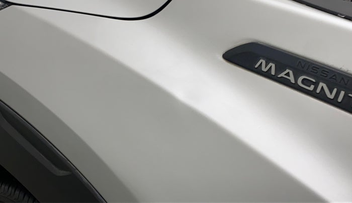 2021 Nissan MAGNITE XV PREMIUM TURBO CVT, Petrol, Automatic, 12,964 km, Left fender - Slightly dented