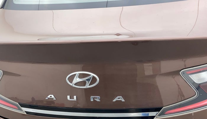 2020 Hyundai AURA SX 1.2 (O), Petrol, Manual, 35,860 km, Dicky (Boot door) - Minor scratches