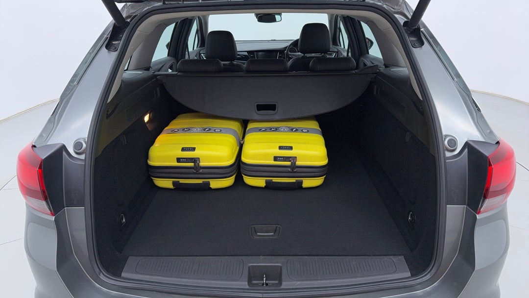 Boot Inside View with Luggage