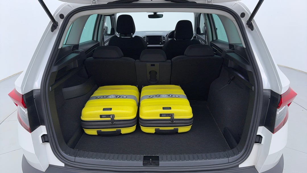 Boot Inside View with Luggage