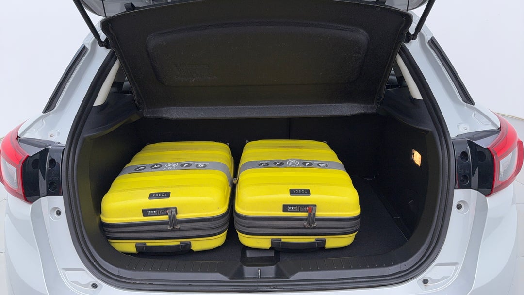 Boot Inside View with Luggage