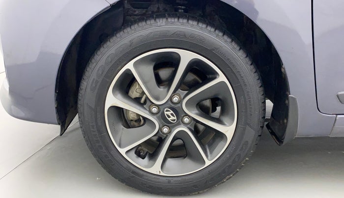 2018 Hyundai Grand i10 SPORTZ AT 1.2 KAPPA VTVT, Petrol, Automatic, 22,456 km, Left Front Wheel