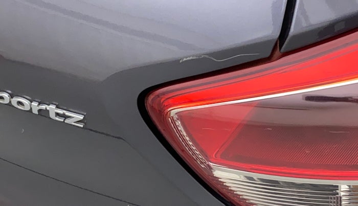 2018 Hyundai Grand i10 SPORTZ AT 1.2 KAPPA VTVT, Petrol, Automatic, 22,456 km, Dicky (Boot door) - Minor scratches