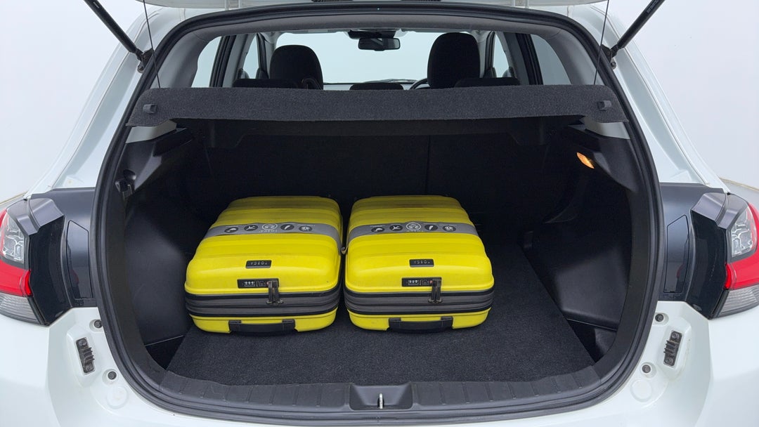 Boot Inside View with Luggage