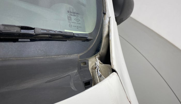 2015 Maruti Alto 800 LXI, Petrol, Manual, 1,17,562 km, Bonnet (hood) - Cowl vent panel has minor damage