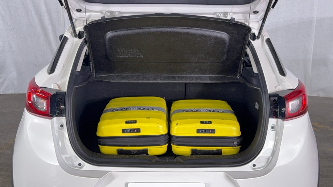 Boot Inside View with Luggage
